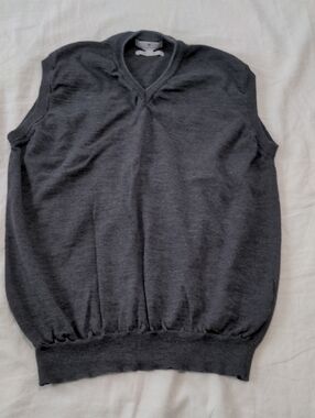 Toscano Firenze 100% Merino Wool Vest Size L